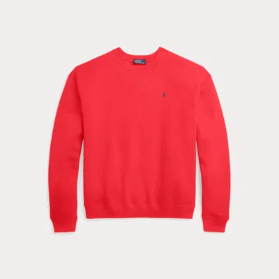 Polo Ralph Lauren Fleece Crewneck Sweatshirt In Red