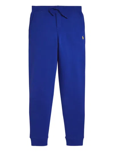 Polo Ralph Lauren Kids' Fleece-cuffed Joggers In Blue