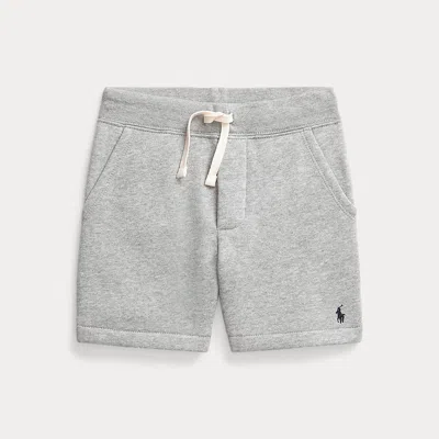 Polo Ralph Lauren Kids' Toddler And Little Boys Drawstring Fleece Shorts In Dark Sport Heather