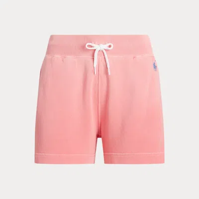 Polo Ralph Lauren Fleece Drawstring Short In Pink