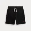 Polo Ralph Lauren Kids' Little Boy's & Boy's Fleece Drawstring Shorts In Polo Black