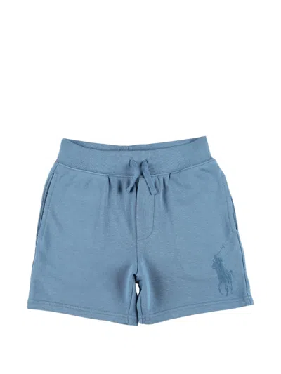 Polo Ralph Lauren Kids' Fleece Drawstring Shorts In Blue
