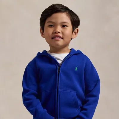 Polo Ralph Lauren Fleece Full-zip Hoodie In Classic Azure