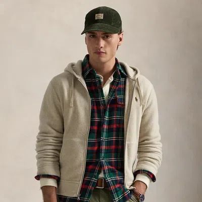Polo Ralph Lauren Fleece Full-zip Hoodie In Tuscan Beige Heather