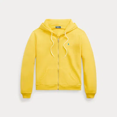 Polo Ralph Lauren Fleece Full-zip Hoodie In Yellow