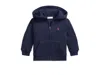Polo Ralph Lauren Full Zip Hoodie   Teens In Blue