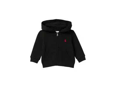 Polo Ralph Lauren Kids' Fleece Full-zip Hoodie (infant) Boy's Clothing Polo Black: 18 Months