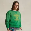 Polo Ralph Lauren Fleece Graphic Pullover In Green