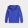 Polo Ralph Lauren Kids' Fleece Hoodie In Travel Blue
