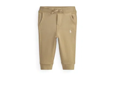 Polo Ralph Lauren Kids' Fleece Jogger Pants (infant) Boy's Clothing Classic Khaki: 24 Months 8.5 In Brown