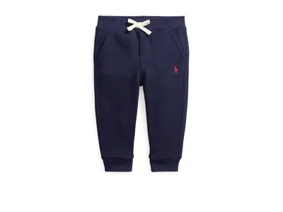 Polo Ralph Lauren Kids' Fleece Jogger Pants (infant) Boy's Clothing Cruise Navy : 18 Months 8.5, Cotton/polyester In Blue