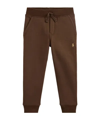 Polo Ralph Lauren Kids' Fleece Jogging Bottoms In Brown