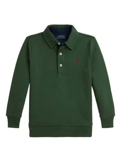 Polo Ralph Lauren Kids' Fleece Long-sleeve Pullover In Green