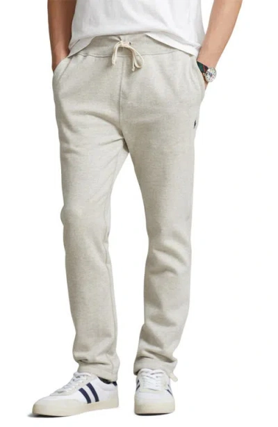 Polo Ralph Lauren Fleece Lounge Trousers In Light Sport Heather