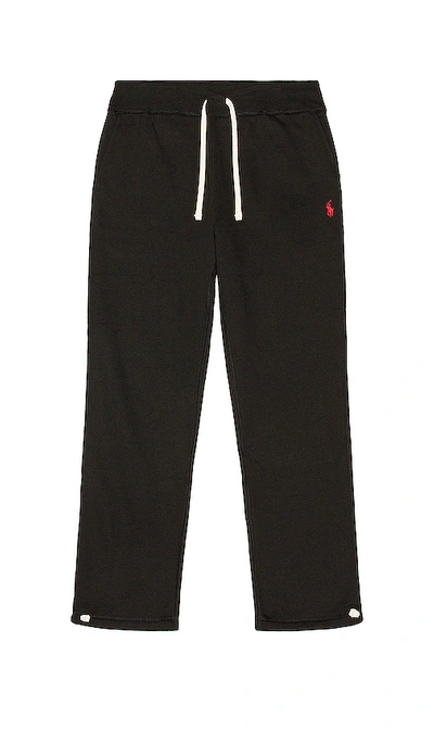 Polo Ralph Lauren Fleece Sweatpant In Black
