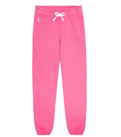 Polo Ralph Lauren Kids' Fleece Sweatpants In Desert Pink