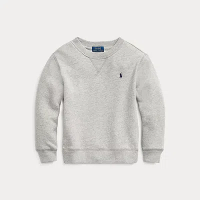 Polo Ralph Lauren Kids' Logo Cotton-blend Jersey Sweatshirt In Dark Sport Heather