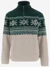 Polo Ralph Lauren Geometric Print Polar Fleece Half Zip Sweatshirt