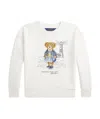 Polo Ralph Lauren Fleece Sweatshirt With  Polo Bear In White