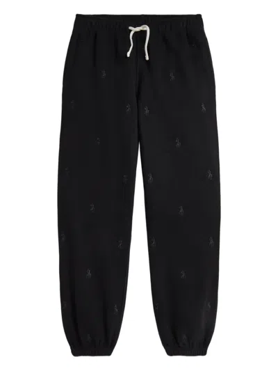 Polo Ralph Lauren Kids' Fleece Track Pants In Black
