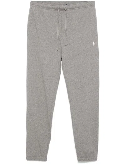 Polo Ralph Lauren Fleece Track Pants In Grey