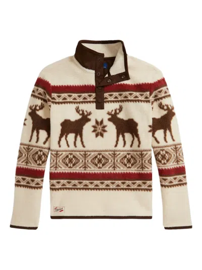 Polo Ralph Lauren タートルネック プルオーバー In Brown
