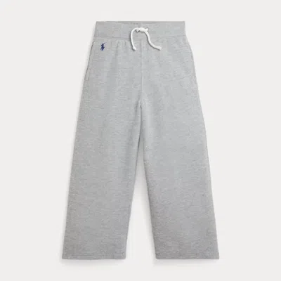 Polo Ralph Lauren Fleece Wide-leg Sweatpant In Andover Heather/navy Pp