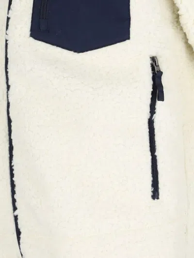 Polo Ralph Lauren Fleece Zip Jacket In White