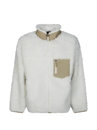 Polo Ralph Lauren Full Zip Fleece Jacket In White