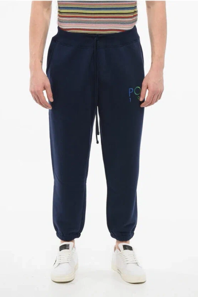Polo Ralph Lauren Fleeced Cotton Blend Sweatpants With Embroidered Logo