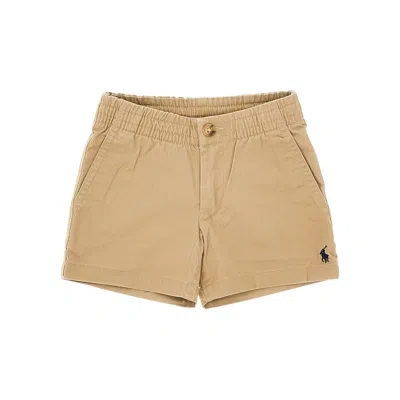 Polo Ralph Lauren Flex Abrasion Twill Shorts Kids In Beige