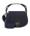 Polo Ralph Lauren Flip Shoulder Bag In Black