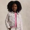 Polo Ralph Lauren Floral Cotton Canvas Trucker Jacket In Meadow Floral