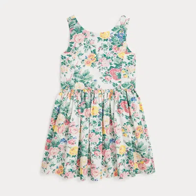 Polo Ralph Lauren Kids' Floral Cotton Dress In Portia Floral