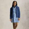 Polo Ralph Lauren Floral Cotton Short-sleeve Shirtdress In Falling Flowers