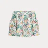Polo Ralph Lauren Floral Cotton Skirt In Portia Floral