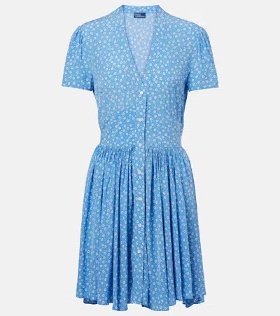 Polo Ralph Lauren Floral Crêpe Shirt Dress