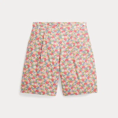 Polo Ralph Lauren Kids' Floral Linen-cotton Short In Witherspoon Floral