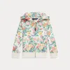 Polo Ralph Lauren Floral Loopback Fleece Full-zip Hoodie In Portia Floral W/ Dessert