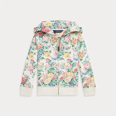 Polo Ralph Lauren Kids' Floral Loopback Fleece Full-zip Hoodie In Assorted