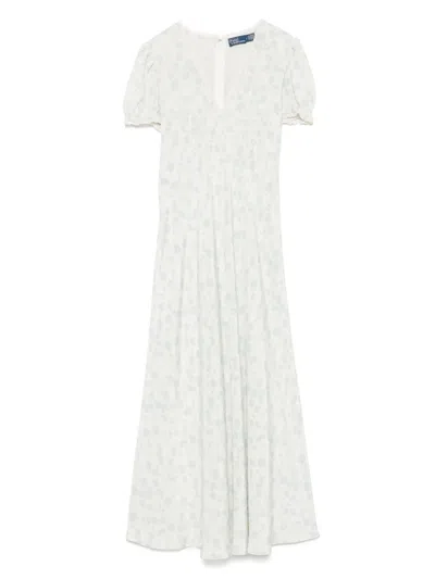 Polo Ralph Lauren Floral Maxi Dress In ニュートラル