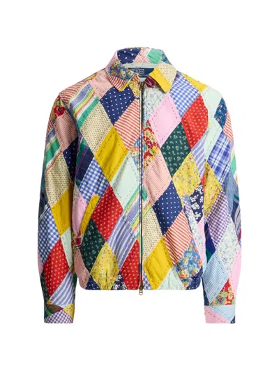 Polo Ralph Lauren Floral Patchwork Jacket In Multi