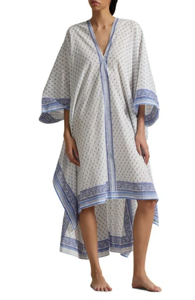 POLO RALPH LAUREN POLO RALPH LAUREN FLORAL PRINT COTTON CAFTAN NIGHTGOWN