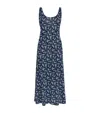 Polo Ralph Lauren Floral Print Midi Dress In Multi