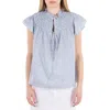 Polo Ralph Lauren Women's Floral Cotton Voile Short-sleeve Blouse