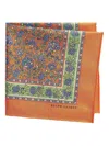 Polo Ralph Lauren Floral-print Scarf In Orange