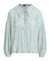 Polo Ralph Lauren Womens 1874 Summer Daisy Floral Balloon-sleeves Cotton-poplin Blouse In White