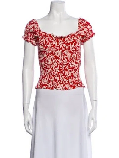 Pre-owned Polo Ralph Lauren Floral Print Short Sleeve Polo In Multi