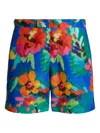 Polo Ralph Lauren Floral-print Swim Shorts In Blue