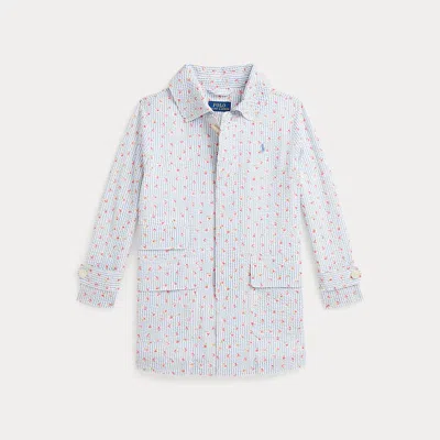 Polo Ralph Lauren Kids' Floral Seersucker Trench Coat
